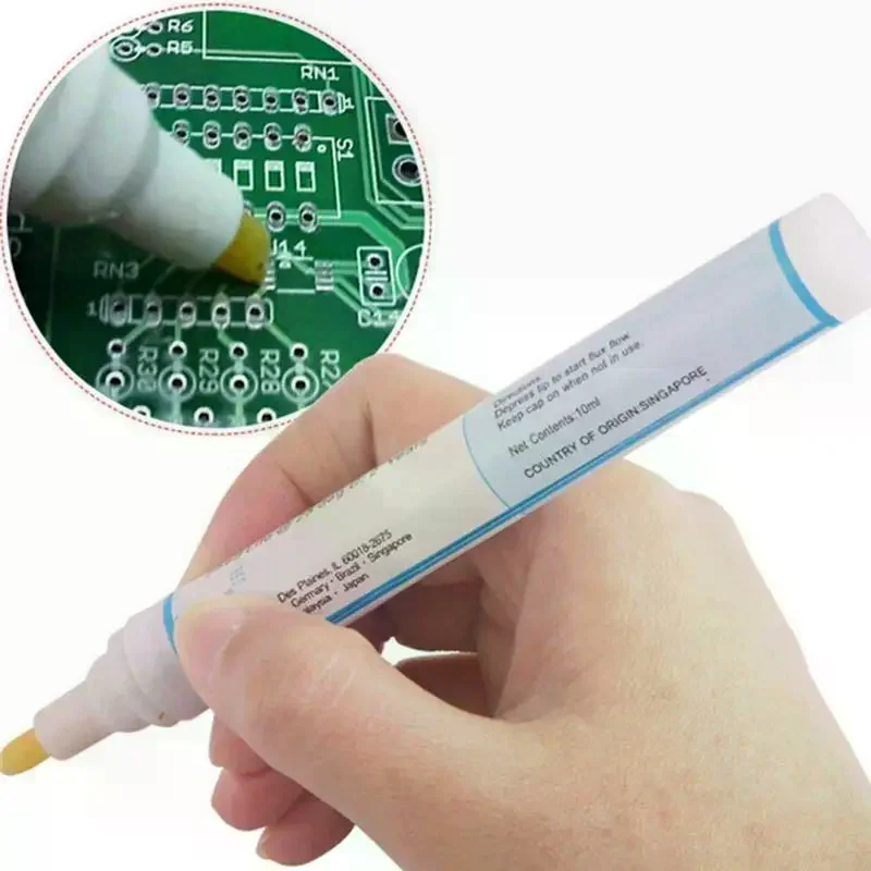 1Pc 10ml Soldering Flux Pen Low Solids No Clean For Solder Solar Cell Process Tool