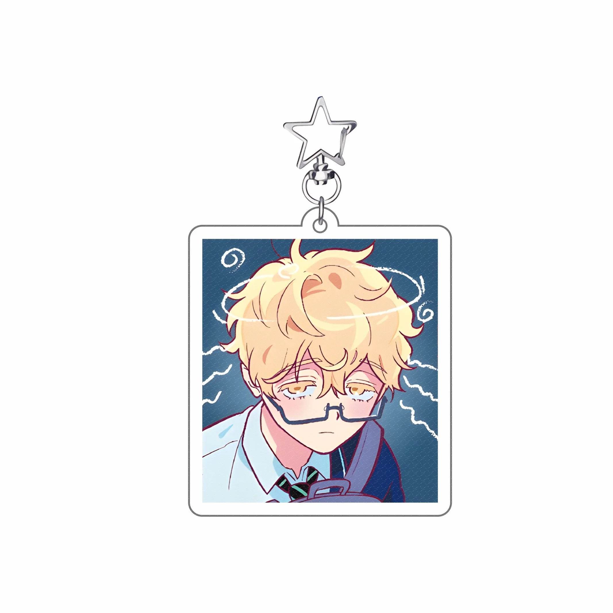 Popular Anime ALIEN STAGE Keychains Pendant Car KeyChain Acrylic MIZI SUA TILL IVAN HYUNA LUKA Fans Cosplay Accessories Gifts