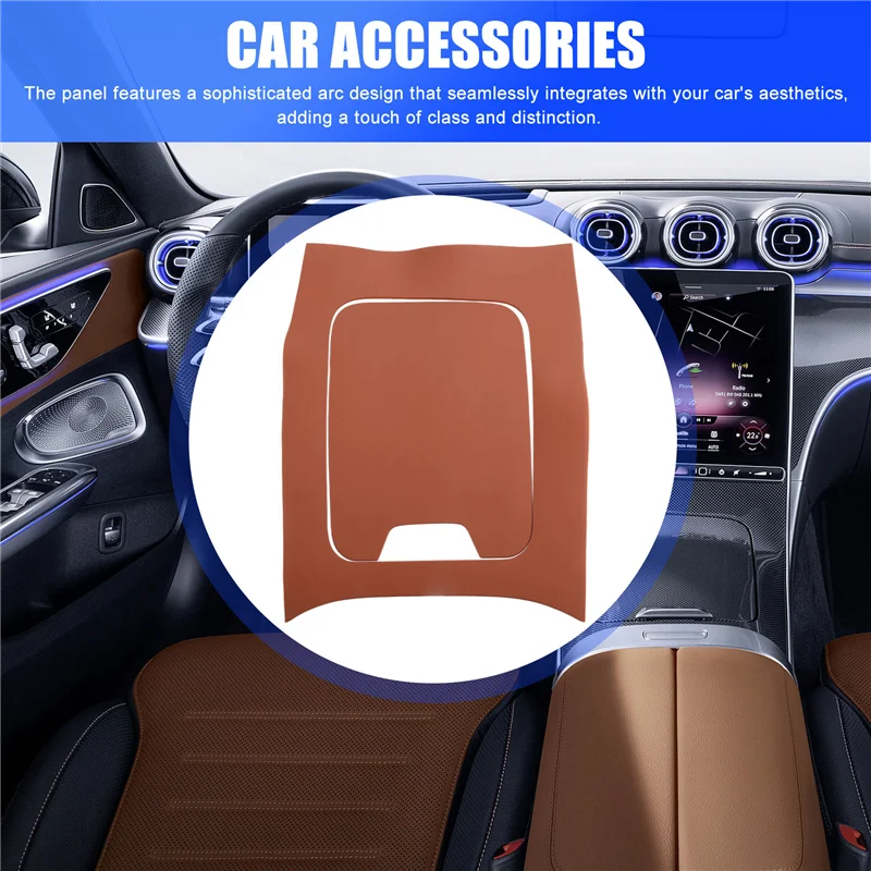 

ABTC-Car Center Console Silicone Panel Cover Interior Modification Accessories For Mercedes Benz LHD