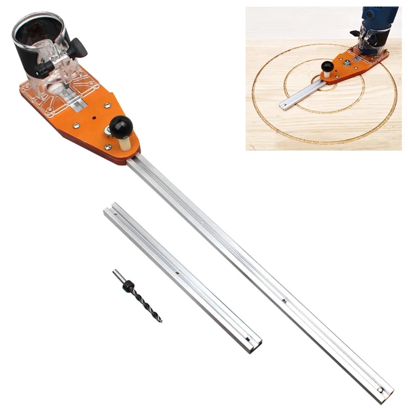 

Circle Cutting Jig Trimmer Jig For Milling For Makita Wood Board Router Groove Woodworking Tools 2-140CM