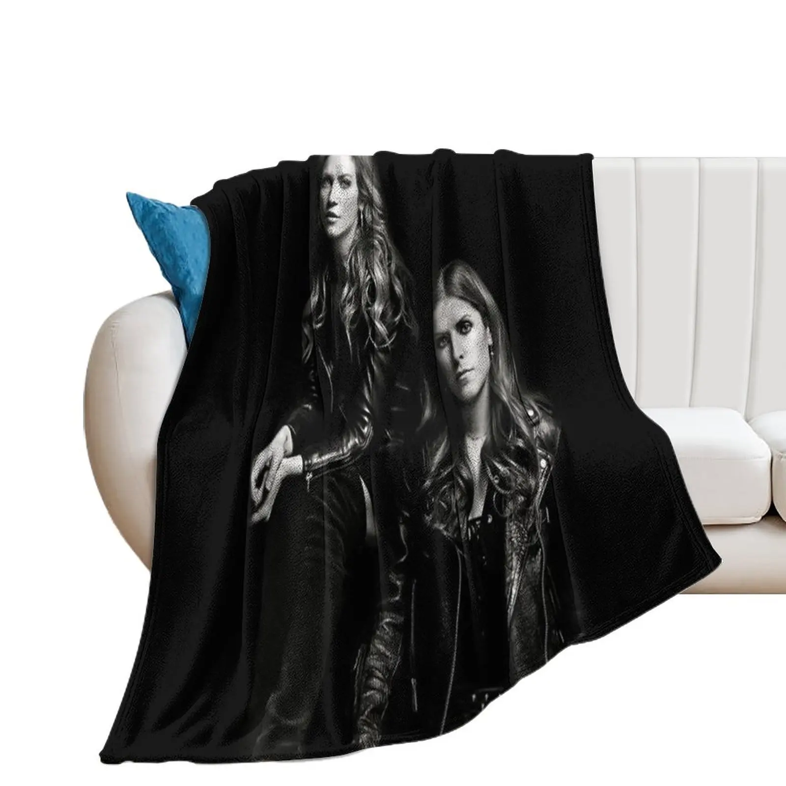 

Bechloe PP3 Black BG Throw Blanket Cute Plaid Decoratives Blankets