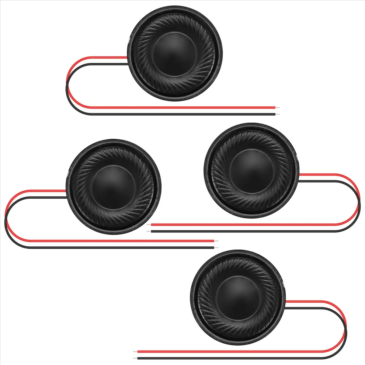 A99X 4 Pcs Internal Speakers Magnet 30mm 2800Hz 8Ohm 1W for PC Laptop