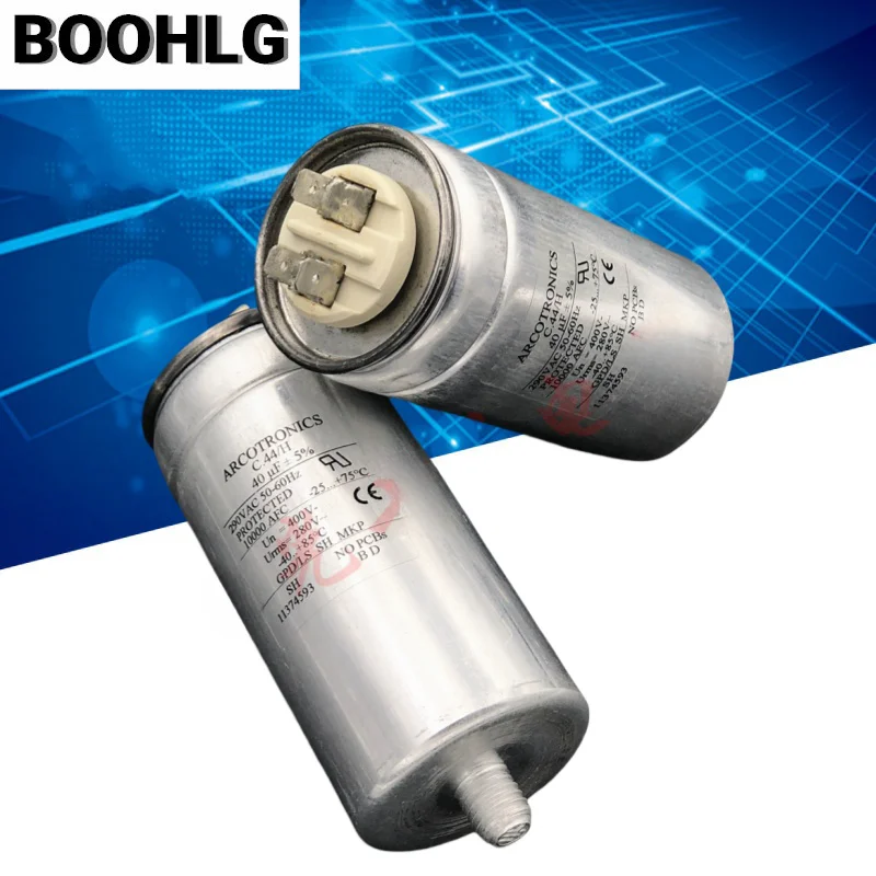 

1PCS ARCOTRONICS 40uF C.44/H 400V starting capacitor 280VAC AV