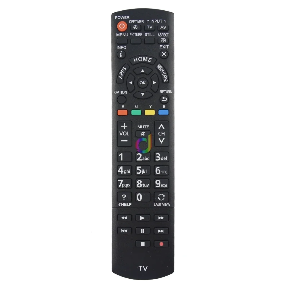 

Smart Remote Control for Panasonic TV Remote Control N2QAYB000834 for TH-42AS610G TH-50AS610K TH-32AS610M Fernbedienung