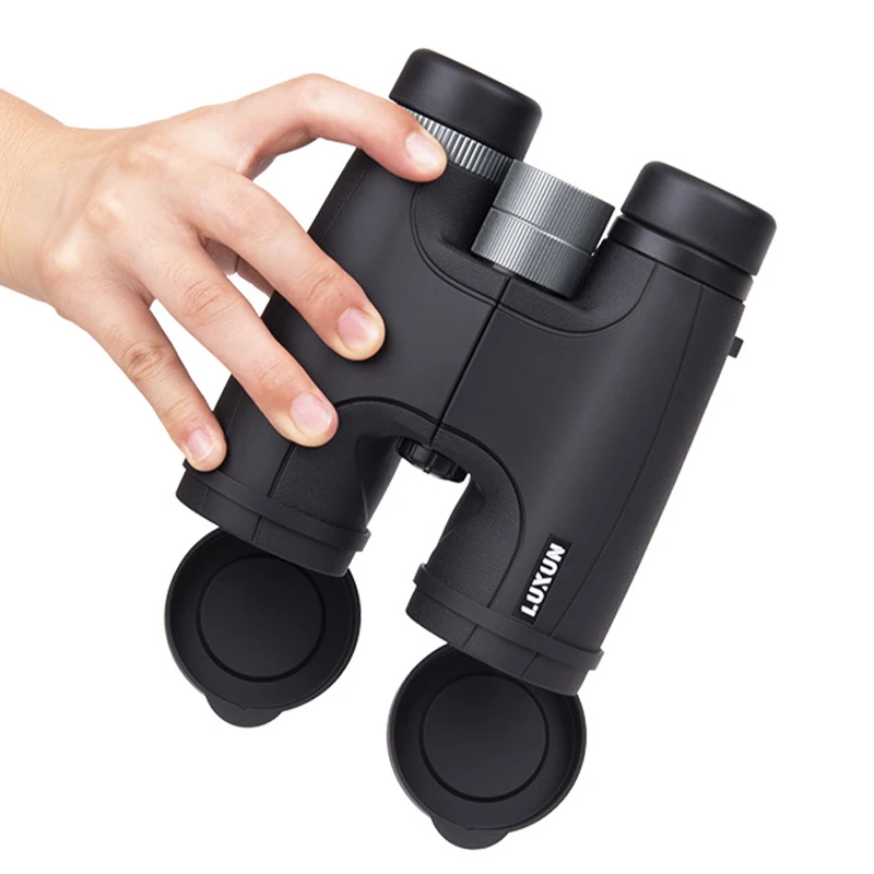 LUXUN HD binocular 12X42 telescope BAK4 prism/FMC coating professional HD remote camping, hunting and bird watching equipment