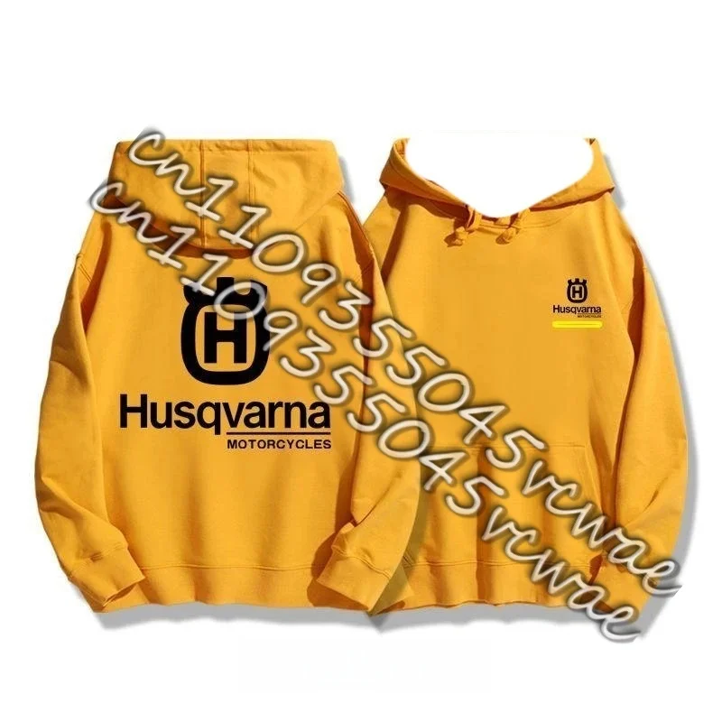 

Мужская повседневная толстовка HUSQVARNA свободного кроя, удобный пуловер из микроэластичной ткани, модная верхняя одежда