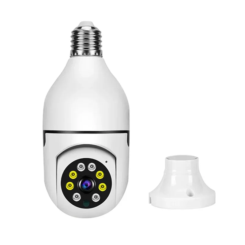 CareCamPro 1080P Wifi Bulb E27 Surveillance Camera Night Vision 360° Rotating Automatic Human Tracking Two-way Talk Smart Home