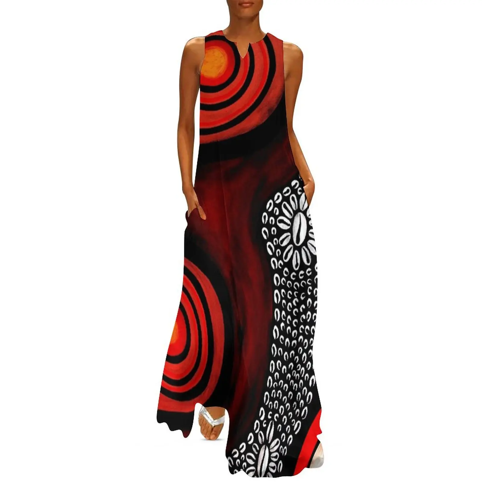 

#396B - Segments Of Life II - Artist Nathalie Le Riche Long Dress Womens dresses dress for woman prom dresses