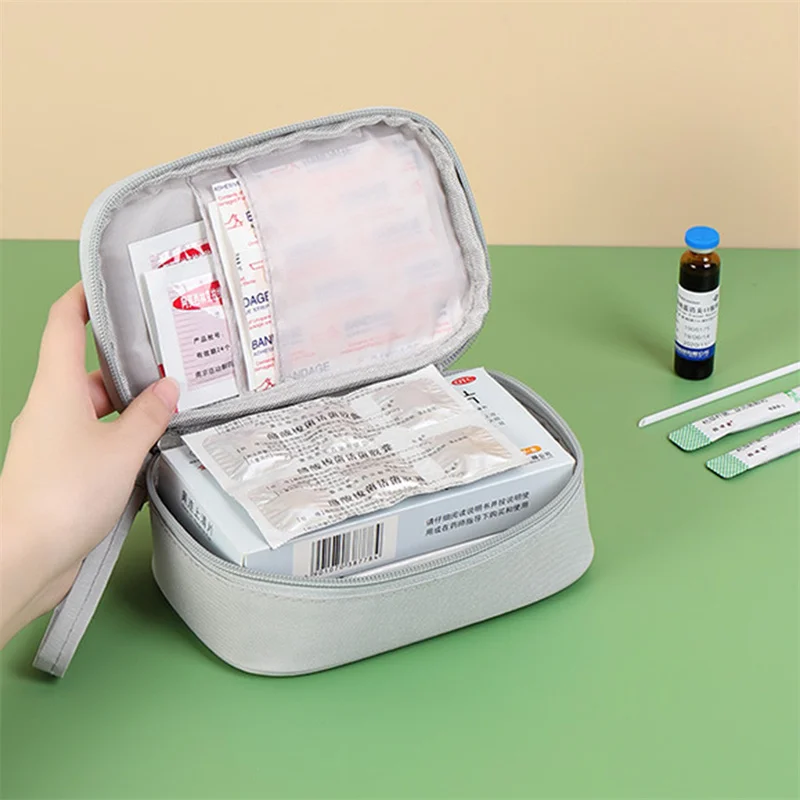 Borsa portatile scatola in tessuto Kit di pronto soccorso da viaggio Kit per la salute degli studenti per bambini di emergenza all\'aperto per la casa
