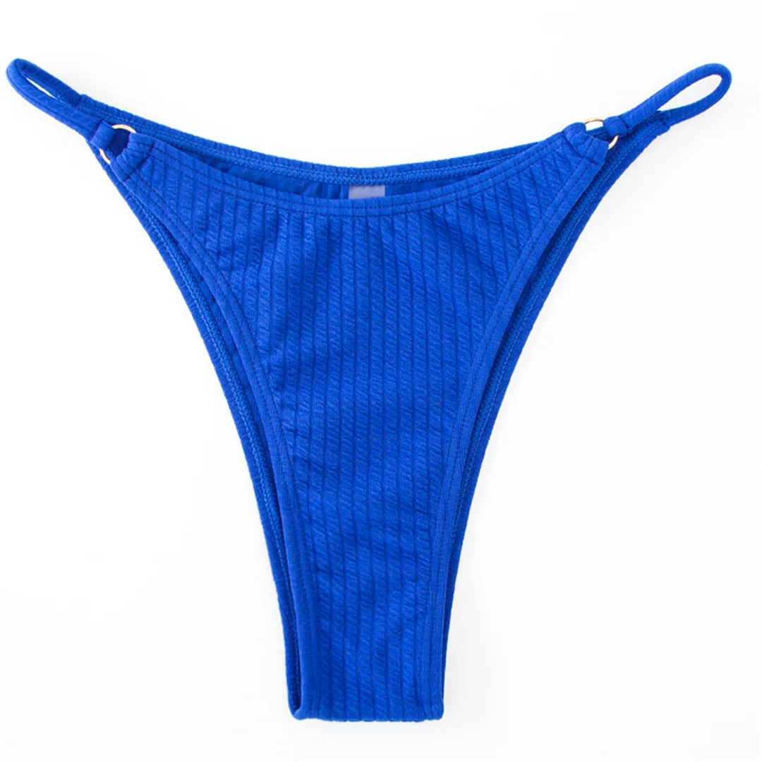 Gerippter Metallring-Bikini, zweiteiliger Damen-Badeanzug, Damen-Badebekleidung, hoch geschnittene Beine, gepolsterter Badeanzug, Badeanzug, Schwimmkleidung V7120 – Detail 34