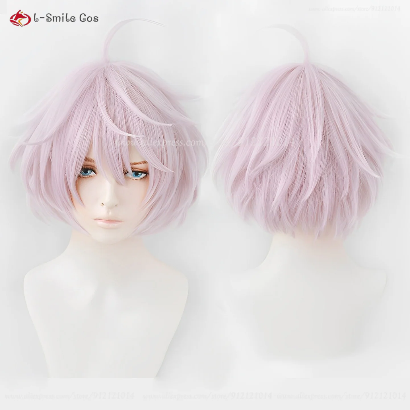 

High Quality Senju Kawaragi Cosplay Wig Light Pink Senju Kawaragi Akashi Anime Cosplay Wigs Heat Resistant Synthetic Hair