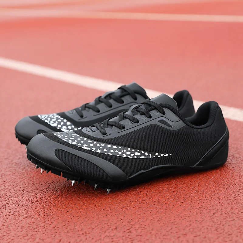 Professional Track Athletics Sneakers for Men Women Trendy Red Quality Running Spike Shoes Man Trainers Speed Sports Shoes Men