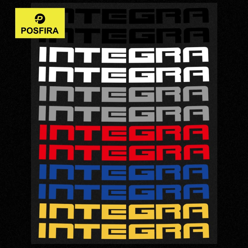 

POSFIRA Motorcycle Sticker Waterproof Decals for Honda Integra 750 700 Accessories NC750D NC700D 2014-2021 Vinyl Stickers