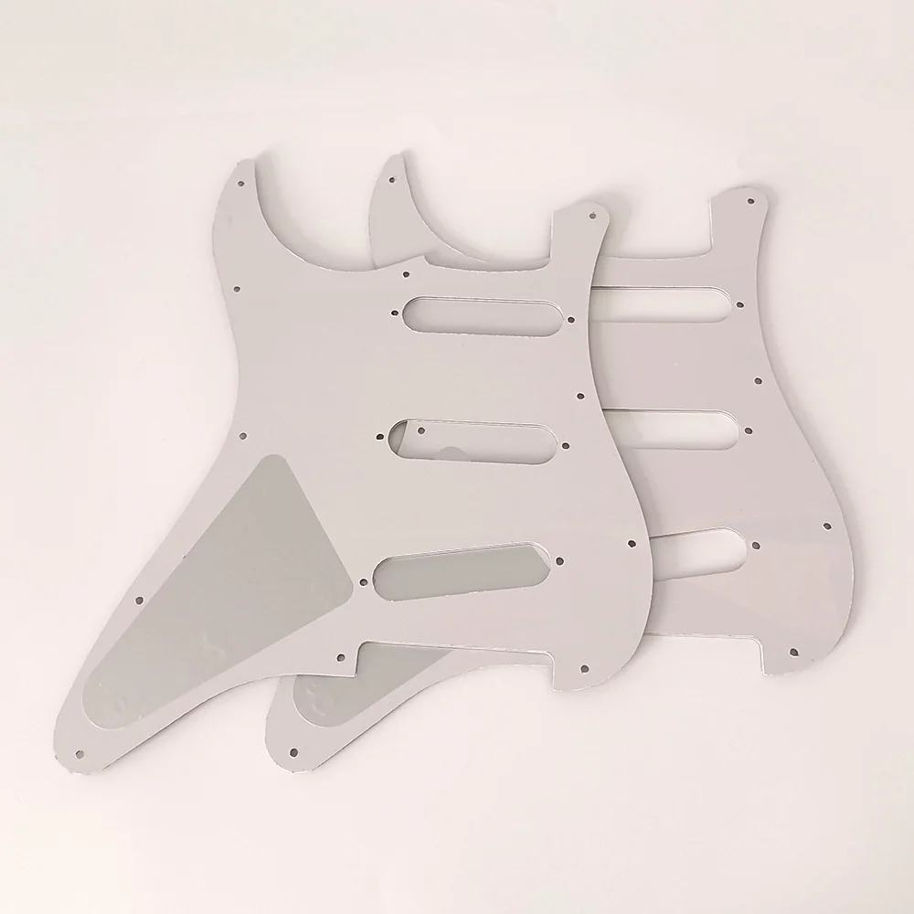 1PC 3 Ply Electric Guitar Pickguard Pick Guard Scratch Plate For 11 Hole Stratocaster Strat ST SSS Guitar Instrument Accessories