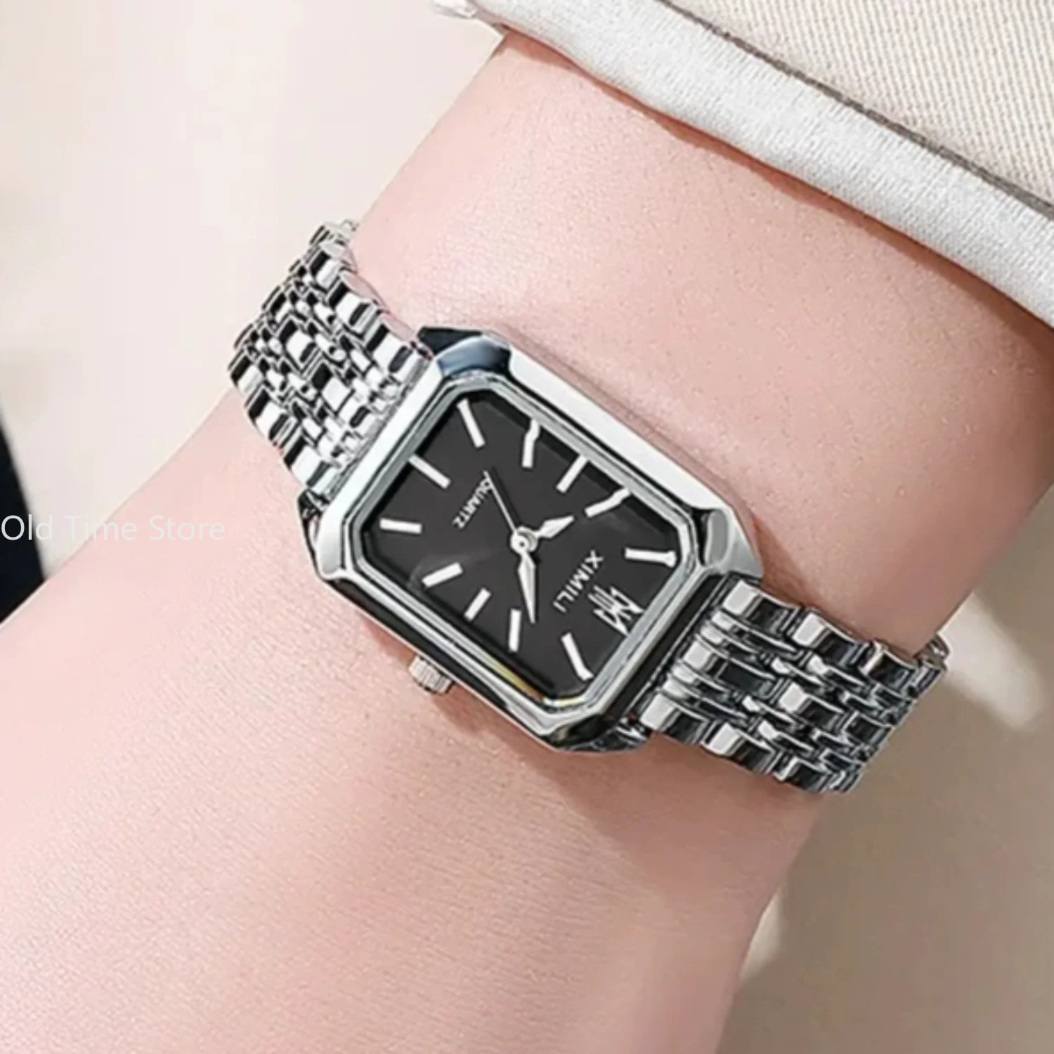 

Новые женские часы, легкие элитные брендовые женские деловые часы из нержавеющей стали, студенческие модные кварцевые наручные часы Reloj