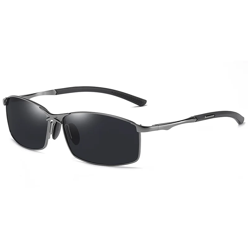 

Men Polarized Sunglasses Square Frame Driving Fishing Color Changing Fashion Sun Glasses