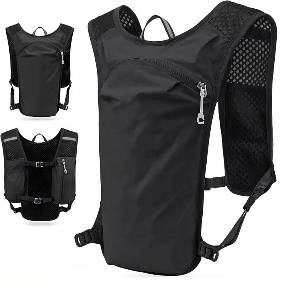 5L Waterproof Oxford Hydration Backpack with Zipper & Hasp Closure for Hiking Cycling Running & Hunting