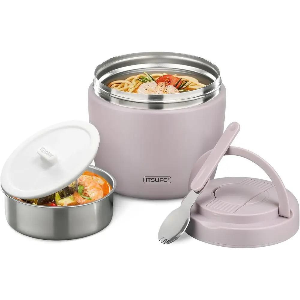 

Soup Thermo or Hot Food Adults 32OZ Lunch Containers Wide Mouth Hot Food Jar Vacuum Insulated Stainless Steel Bento Box Leakproo