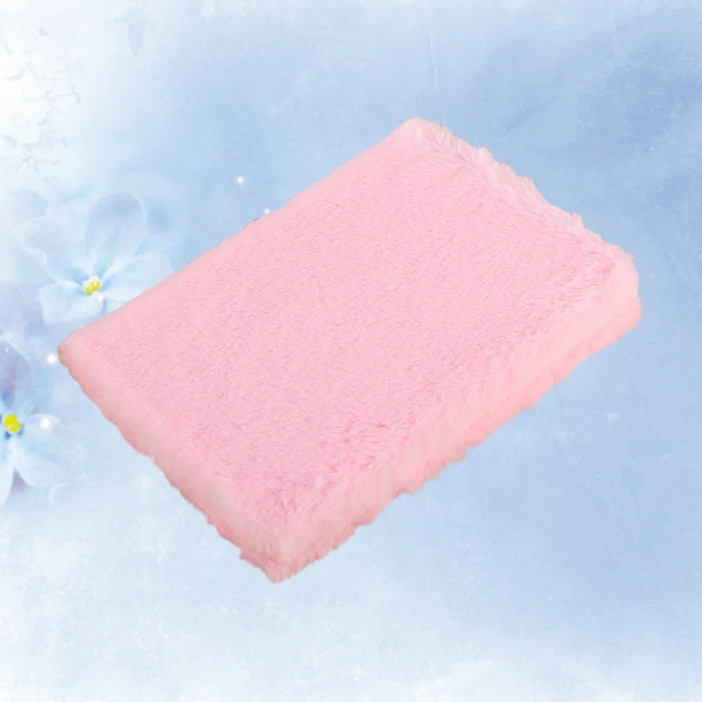 Creative Notebook Girls Plush Pocket and Paper Materials Student Yellow