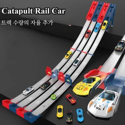 Competitive Racing Track Toy Vehicle with Alloy Car Kids Play Game for Children Educational Gift