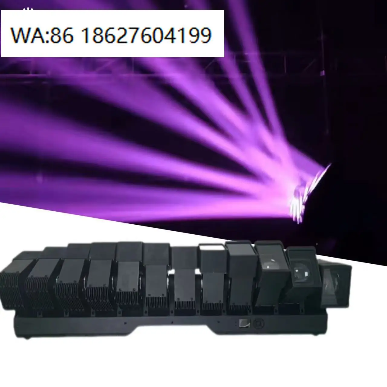 12x60W Moving Head Light Bar Focusing DMX512 Beam Effect  Lamp for DJ Club Party Performance