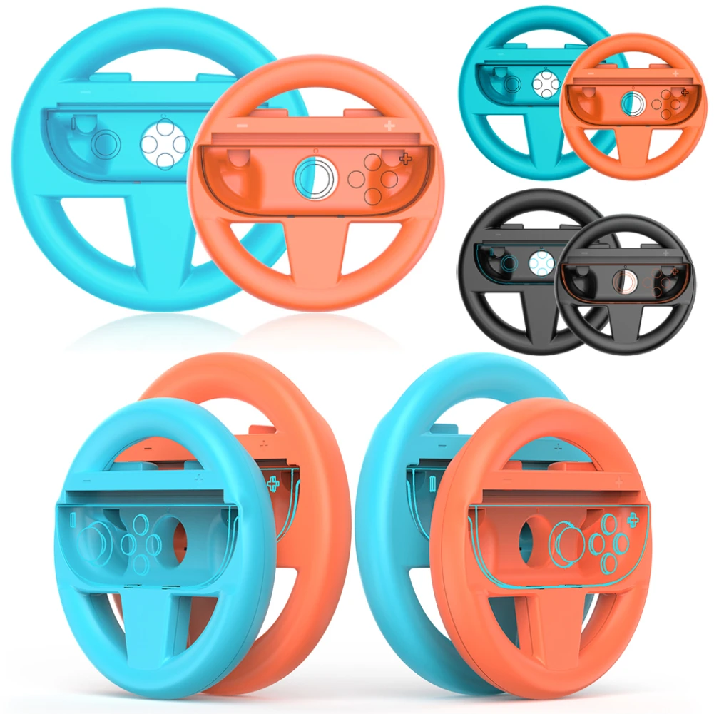 

4/2pcs Steering Wheels for Nintendo Switch 2 Joy-Cons Controller Game Grip Handle Controller Attachment Accessory for Switch 2