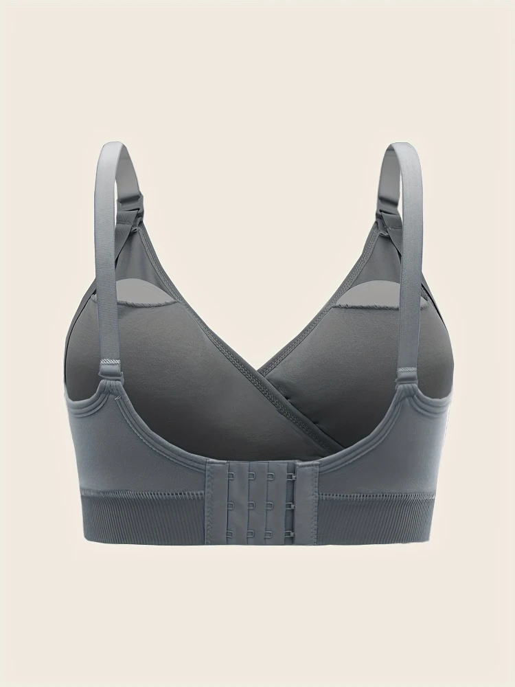 Conjunto de 3 piezas de Sujetador de lactancia, ropa interior de maternidad, copa completa, sin aros, cómodo