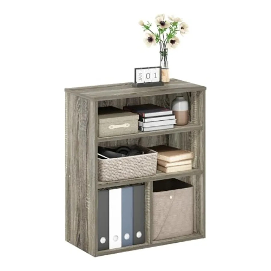 

PASIR Book Shelf Display Bookshelf Adjustable Shelf Cube Storage Bookcase 11.8 x 23.6 x 28.1 for Living Room Bedroom Home Offic