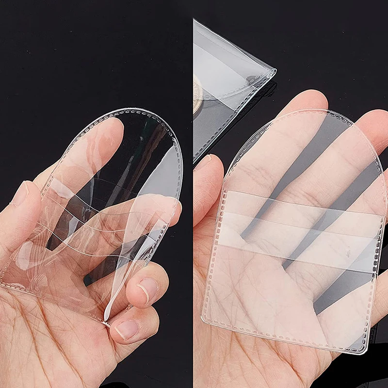 20Pcs Single Pocket Coin Sleeves Collector Individual Transparent Coin Sleeve Small Coin Plastic Holder Plastic Sleeves Holder