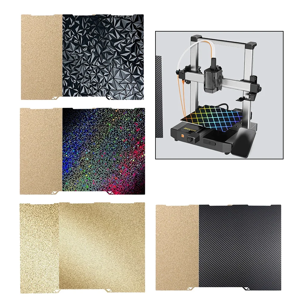 

2-сторонняя рабочая пластина для 3D-принтеров, совместимая с PEO и PEI. Отличная адгезия и высокая термостойкость.