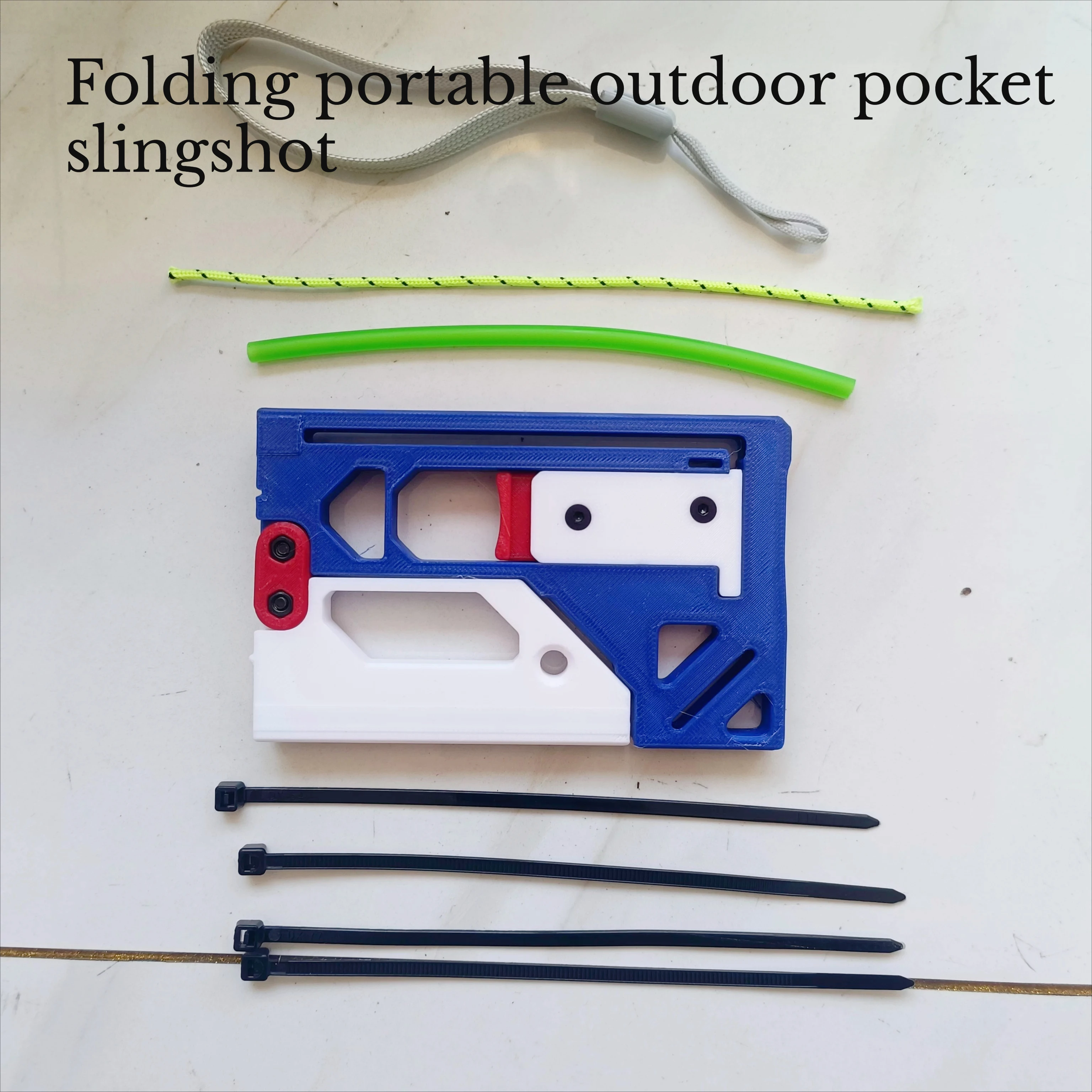 3D Printed Folding Automatic Loading Third-generation Portable Pocket Hunting and Competitive Tool