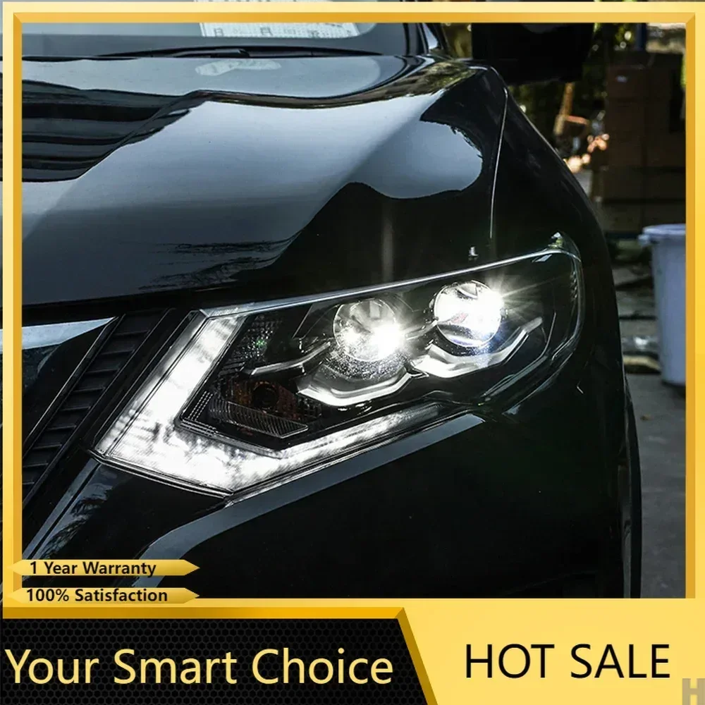

Upgraded Auto Headlights For Nissan X-Trail 2017-2021 LED Car Front lamps Assembly Projector Lens High Configure Accessories