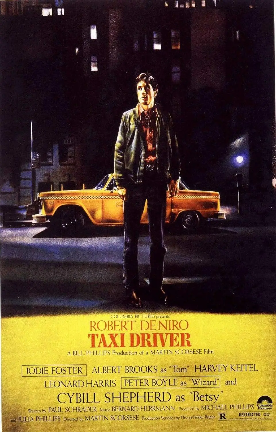 Vintage Taxi Driver Movie Poster Metal Tin Sign Wall Art Pub December Home Decor
