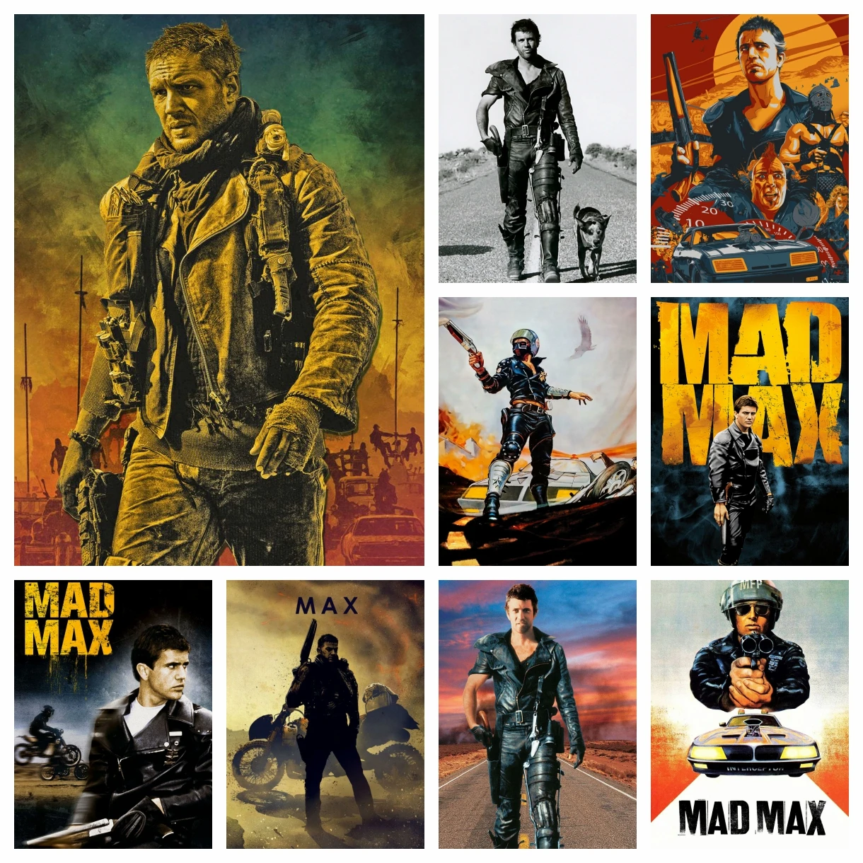 DIY Mad Max Movies Diamond Rhinestones Painting Mel Gibson Film Cross Stitch Embroidery Picture Mosaic Drill Craft Bedroom Decor