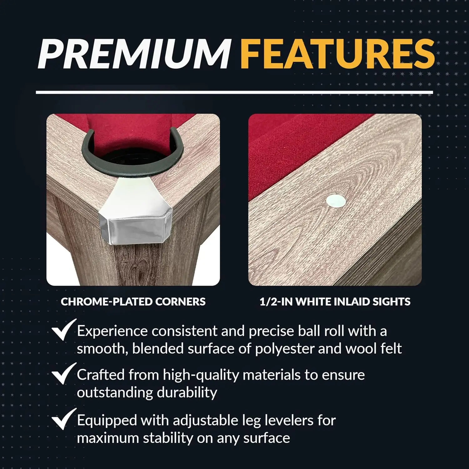 Set combinato tavolo da biliardo con panchine