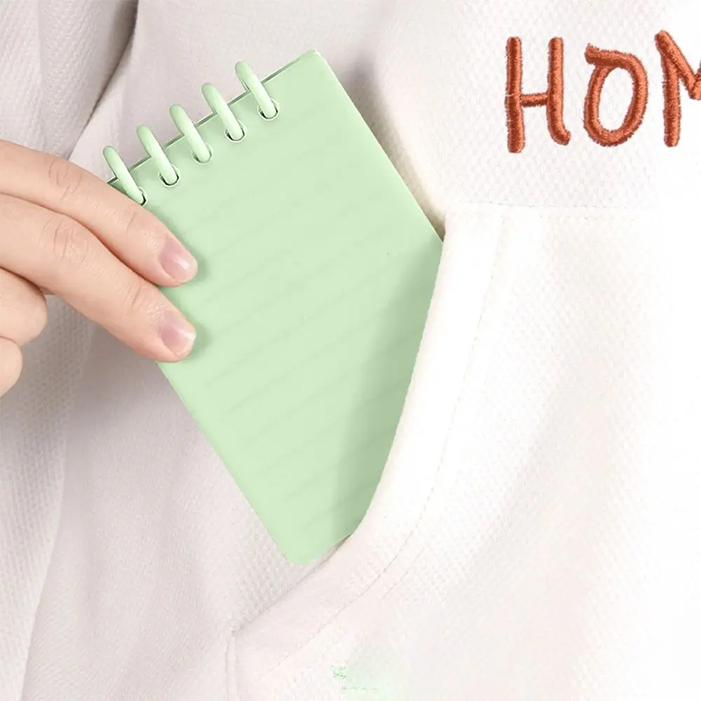 High Quality A7 Pocket Notebook 80Sheets Loose-leaf Notepad Horizontal Line Inner Page Square Diary Book Student