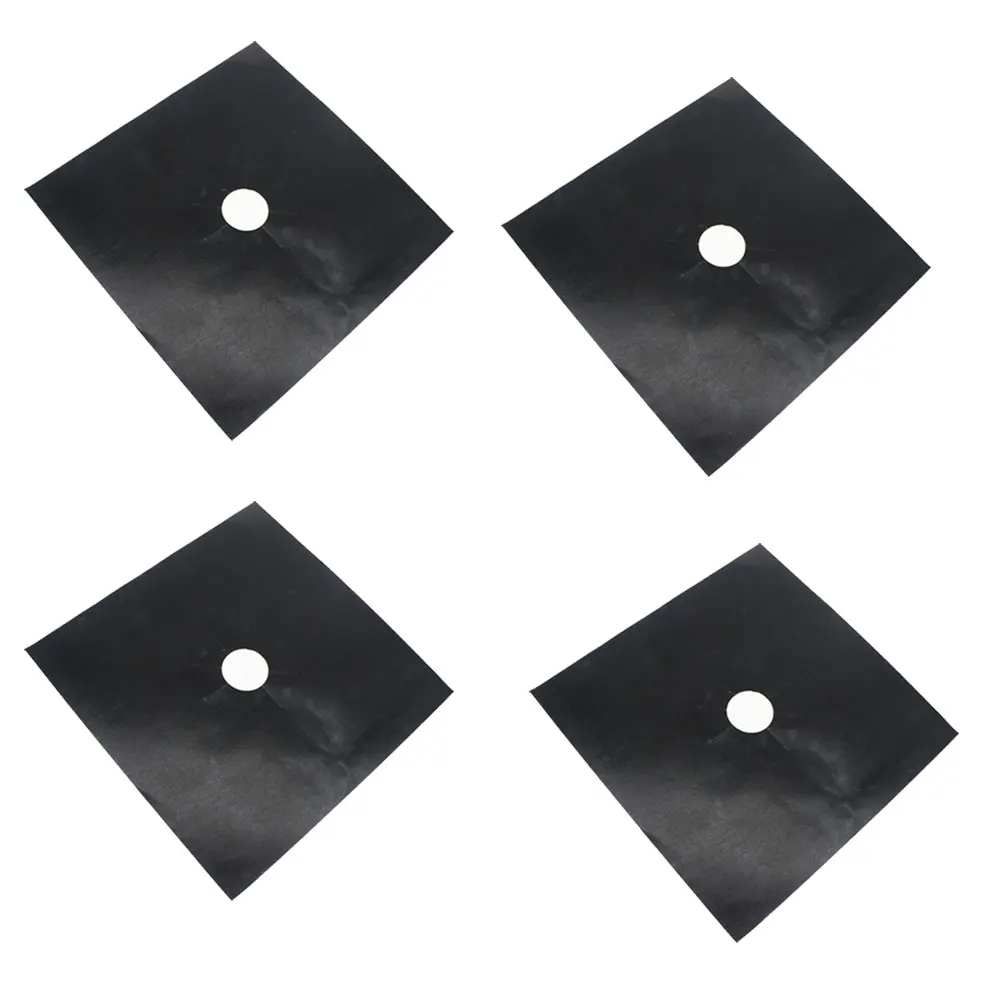 4 6 8pcs Cleaning Pads Reversible Reusable Stove Liner Range 3 Colours Accessories Replacement Gas Hob Protector