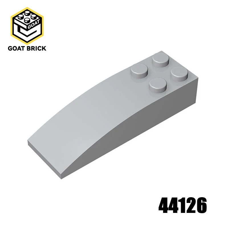 

10 шт. детали MOC 44126, изогнутый кирпич, 6x2, совместимые кирпичи, сделай сам, сборные строительные блоки, частицы, детская головоломка для мозга, игрушка в подарок