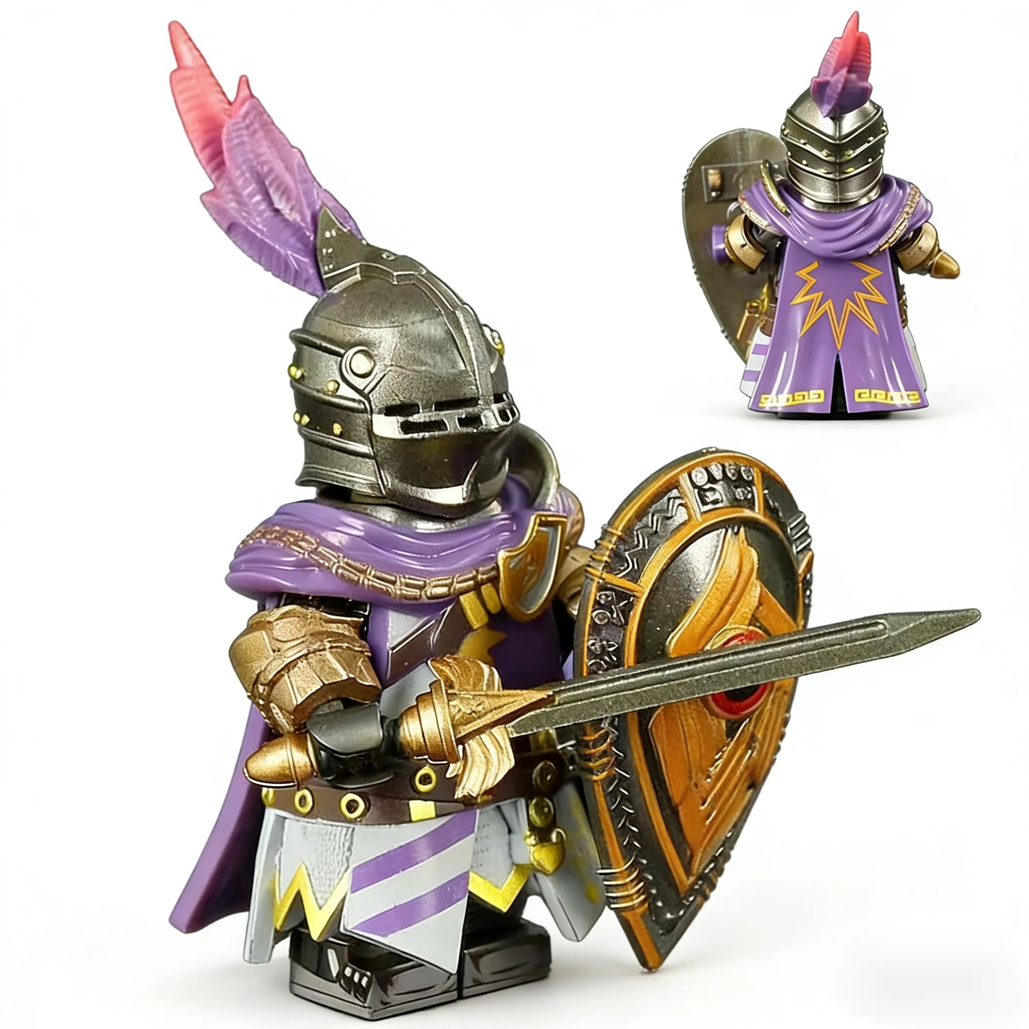 Nuevo Juego de Bloques de Construcción de la Serie Medieval: Caballero de la Mesa Redonda, LanceLOT, Rey Arturo, Reina Guinev...