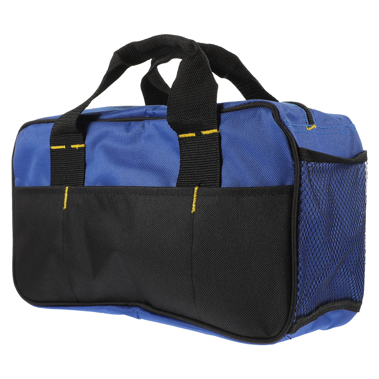 حقيبة أدوات متعددة الوظائف، قماش شديد التحمل، سعة كبيرة، حقيبة تخزين واسعة مفتوحة للرجال، منظم أدوات محمول #6