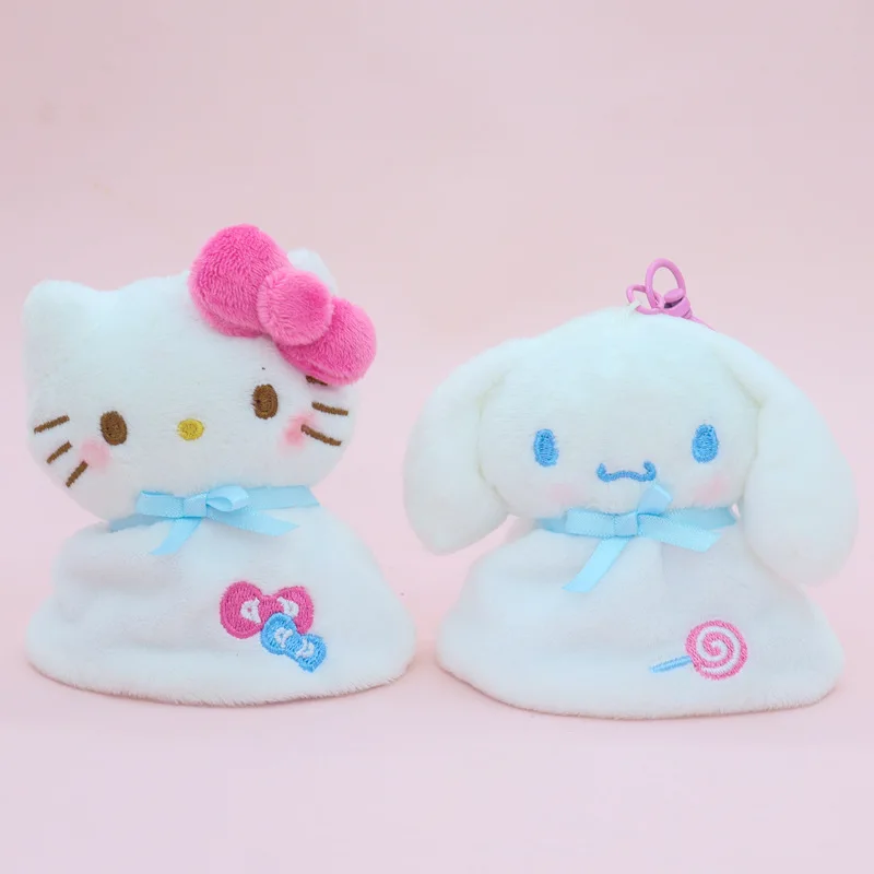 Kawaii Hello Kitty My Melody Plush Toy Cute Hangyodon Kulomi Plush Keychain Cartoon Schoolbag Pendant Anime Peripherals Gifts view 5