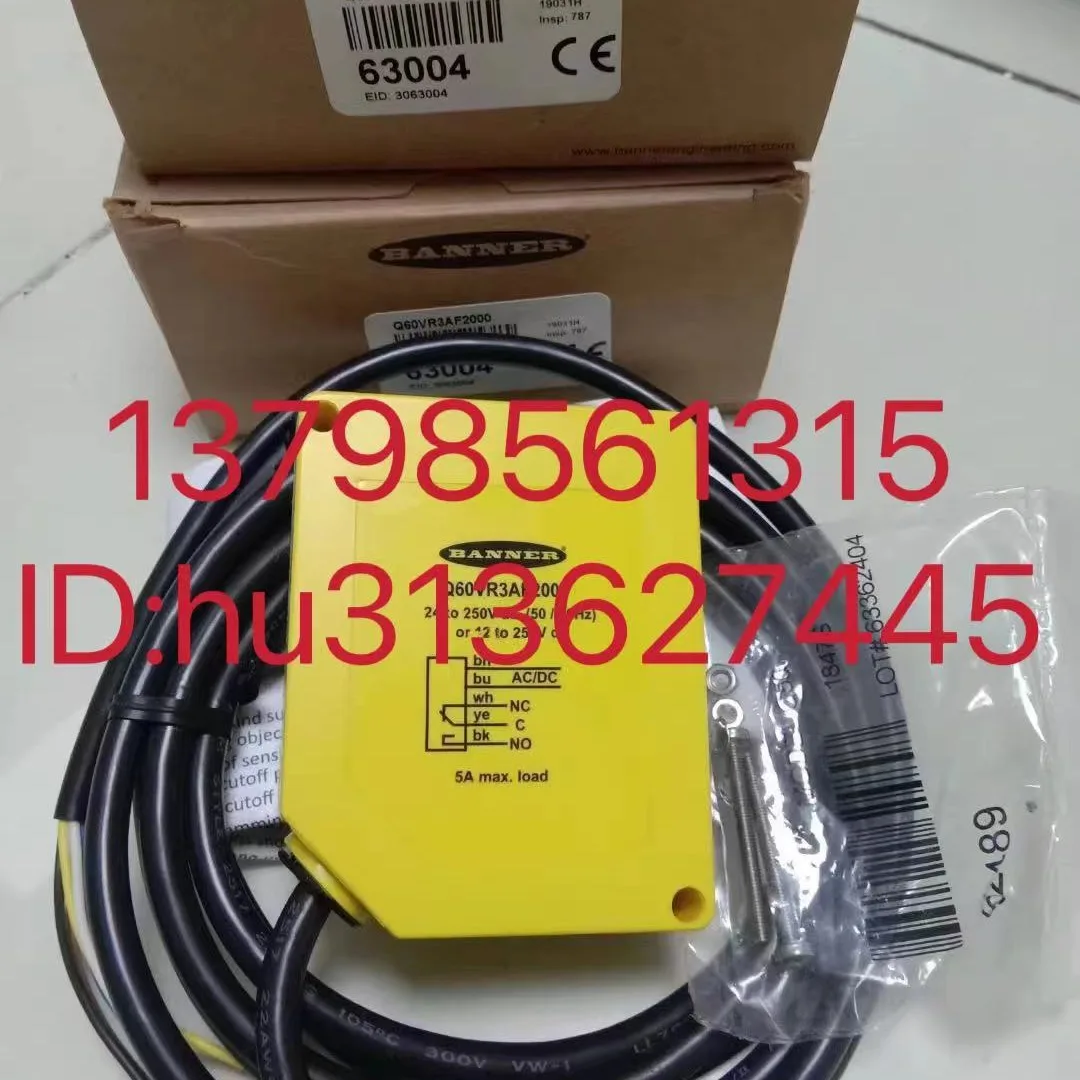 Banner, Sensor Q60VR3AF2000 Original Genuine