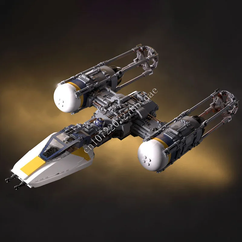 1270 PCS Sci-Fi Starfighter Building Blocks Set Space Ship Model Educational Assembly Toy for Holiday Birthday Home Decoration