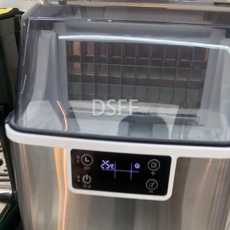 صانع الثلج التجاري متعدد الوظائف، سعة كبيرة أوتوماتيكية صغيرة لمتجر شاي الحليب للاستخدام المنزلي، صانع مكعبات الثلج ورقائق #1