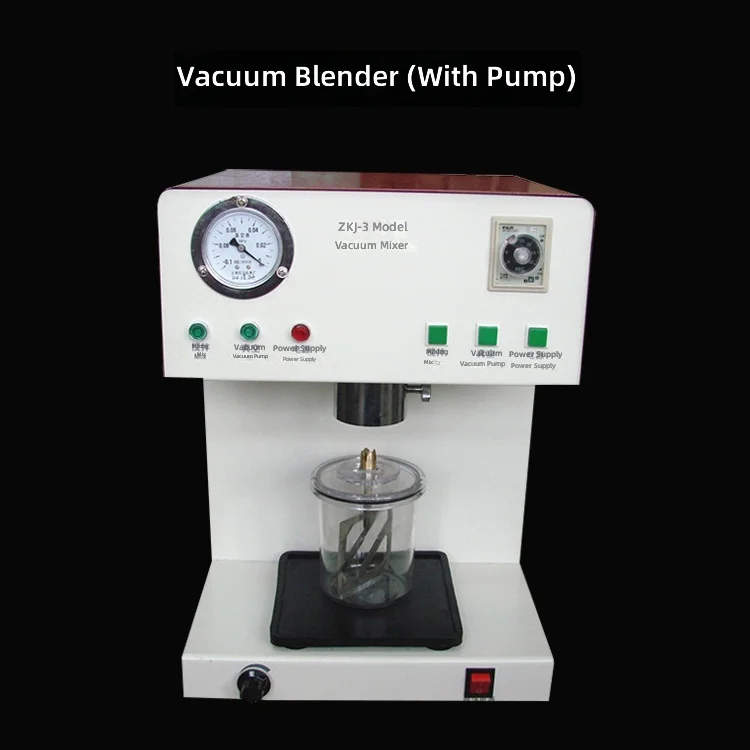 Dental Vacuum Mixer, Alginate Gypsum Embedding Machine, Built-in Pump, Laboratory Equipment, Oral Technician Tool
