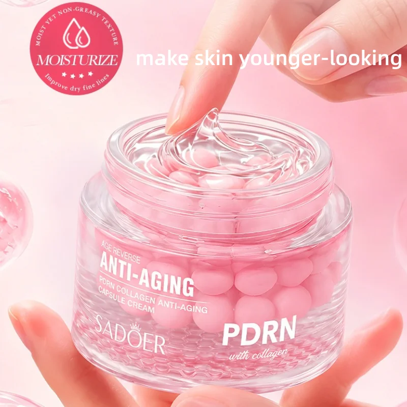 Pdrn Collagen Capsule Cream Quickly Absorb, Not Be Sticky, Firm, Make Skin Younger-Looking, Contain Plant Squalane
