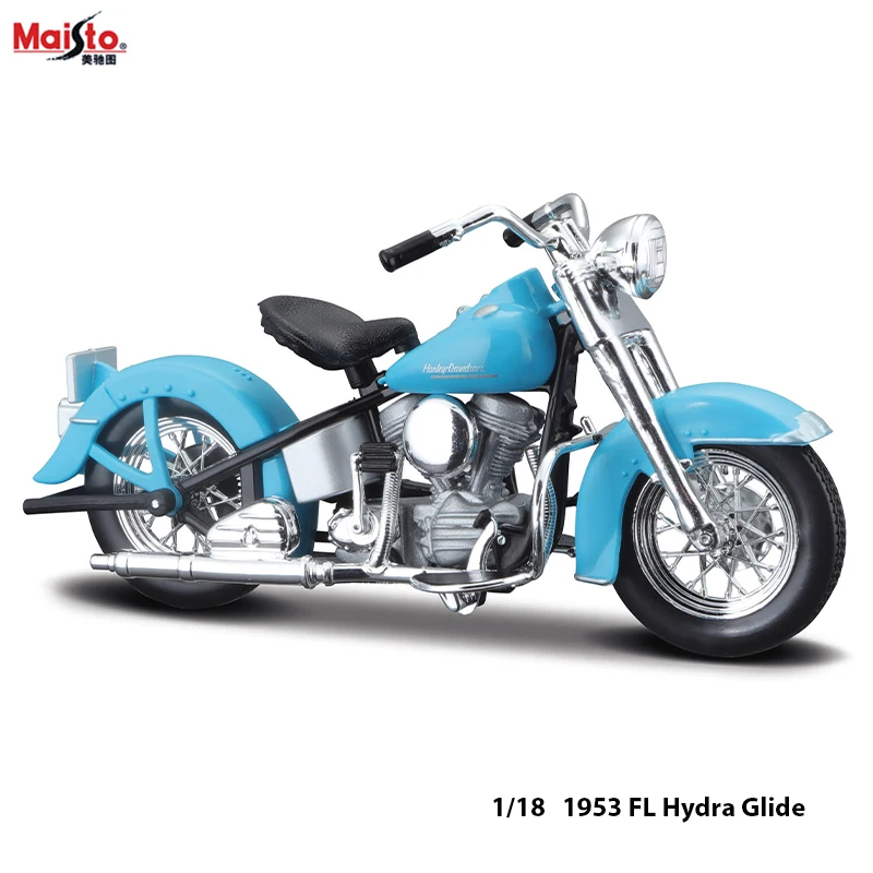 

Maisto 1:18 HARLEY-DAVIDSON 1953 FL Hydra Glide Alloy Static Die Casting Motorcycle Model Classic Car Collectible Gift Toy