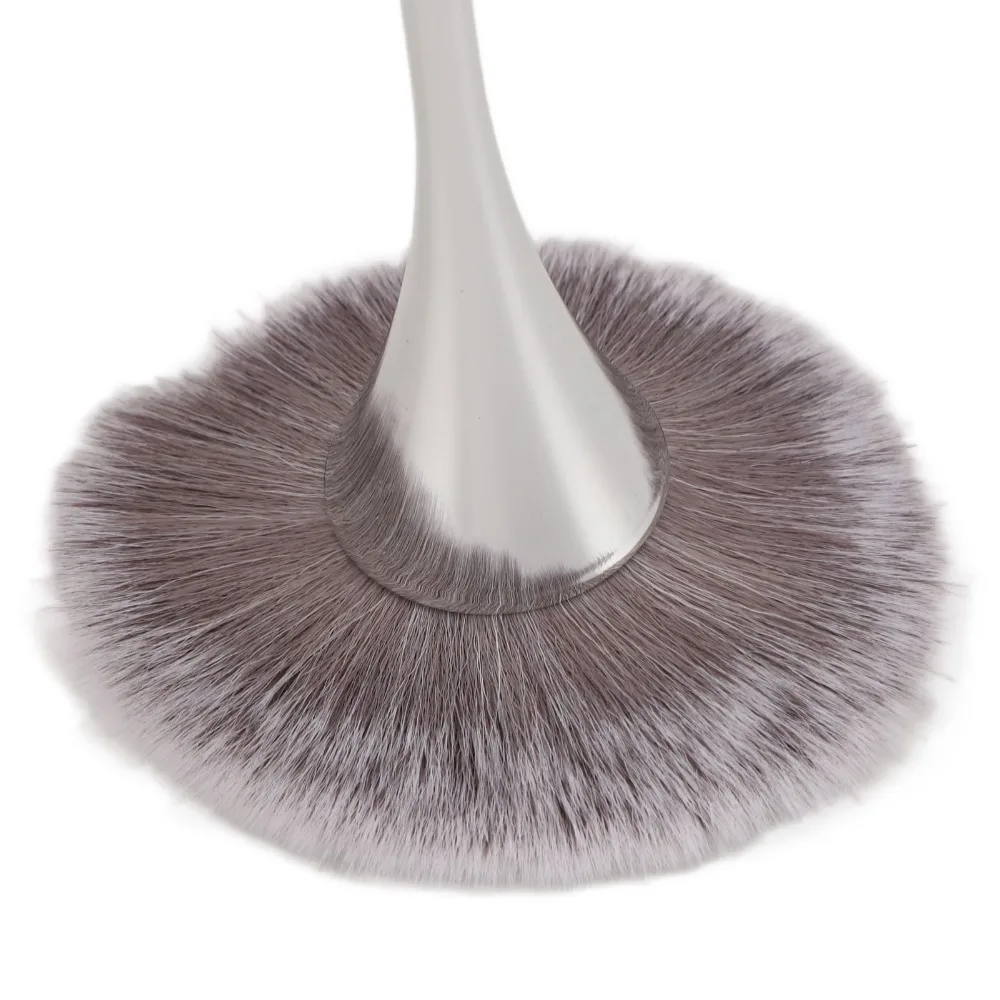 2pcs Soft Bristles Nail Art Powder Brush Ergonomic Handle Nail Powder Remover Powder Remover Brush Multipurpose Nail Dust Brush