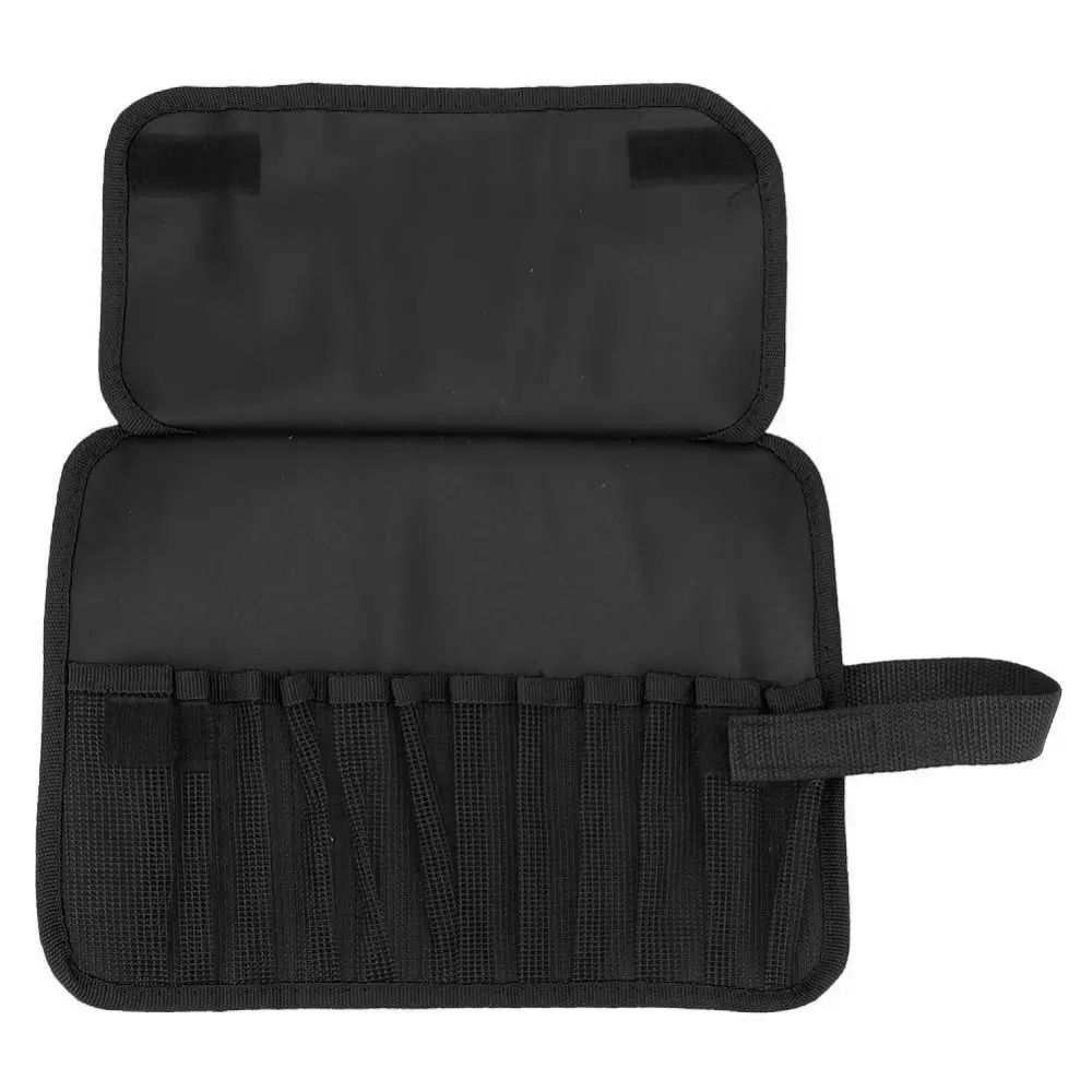 Portable Waterproof Fishing Jig Bag with Mesh Pockets Nylon Fishing Tool Bag Foldable Jig Bag Bait Organization