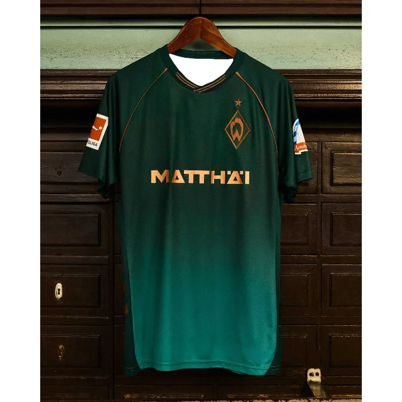 Nueva Camiseta Deportiva de Moda del Werder Bremen Temporada 25-26, Edición Conmemorativa del 60 Aniversario para Hombres y Mujeres, para Aficionados